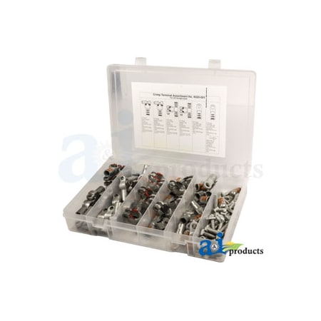 A & I Products Battery Terminal Assortment, Crimp Copper, 2/0 Ga. 13" x9" x2.5" A-26A9320